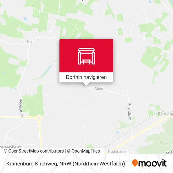 Kranenburg Kirchweg Karte