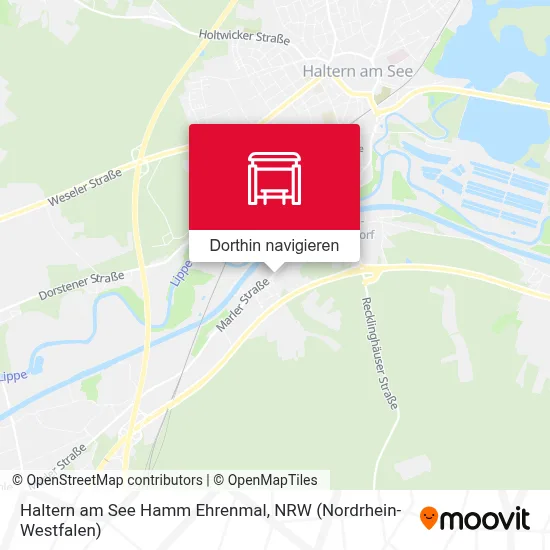 Haltern am See Hamm Ehrenmal Karte