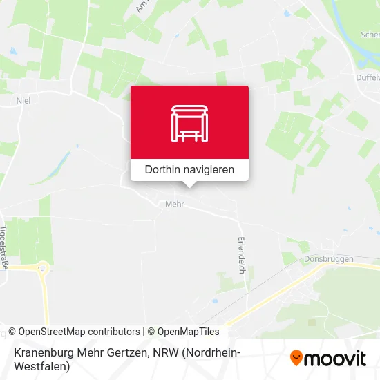 Kranenburg Mehr Gertzen Karte