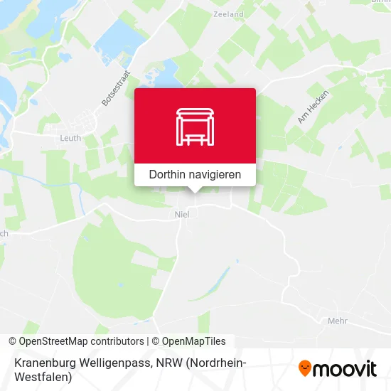 Kranenburg Welligenpass Karte