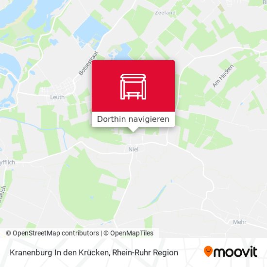 Kranenburg In den Krücken Karte