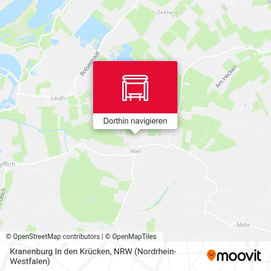 Kranenburg In den Krücken Karte
