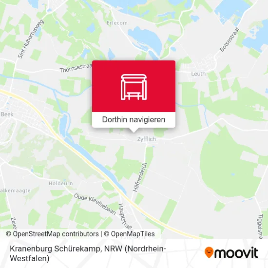 Kranenburg Schürekamp Karte