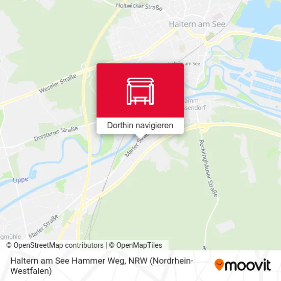 Haltern am See Hammer Weg Karte