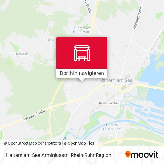 Haltern am See Arminiusstr. Karte