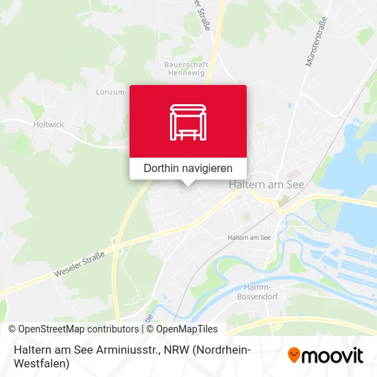 Haltern am See Arminiusstr. Karte