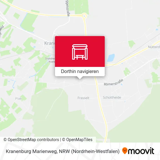 Kranenburg Marienweg Karte