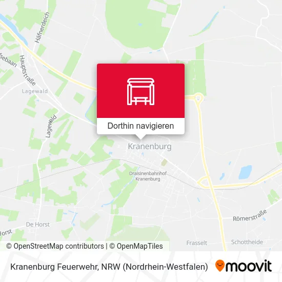 Kranenburg Feuerwehr Karte