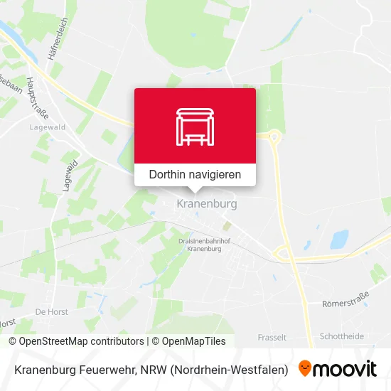 Kranenburg Feuerwehr Karte