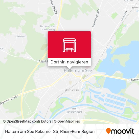 Haltern am See Rekumer Str Karte