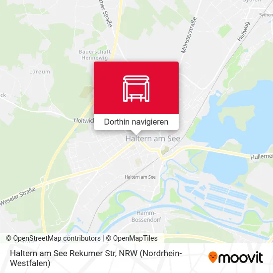 Haltern am See Rekumer Str Karte