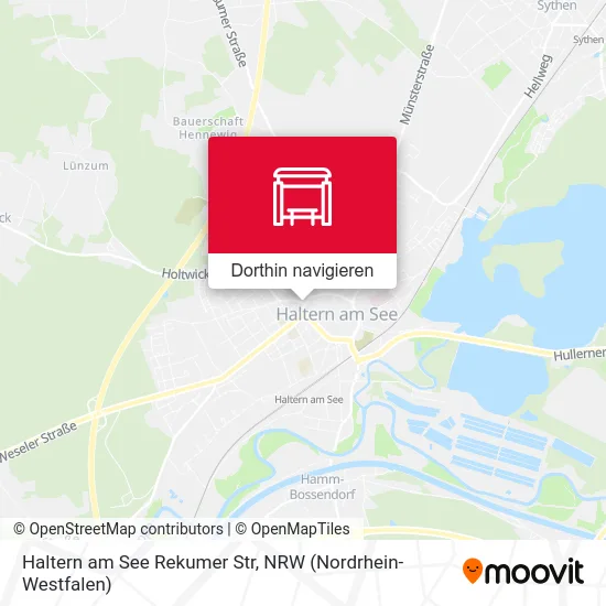 Haltern am See Rekumer Str Karte
