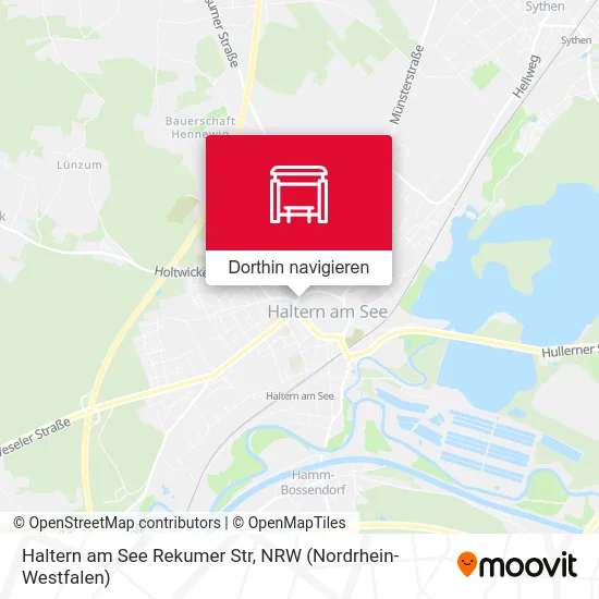 Haltern am See Rekumer Str Karte
