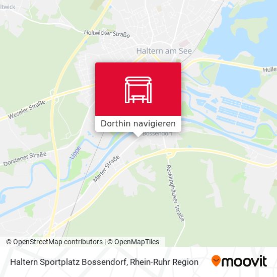 Haltern Sportplatz Bossendorf Karte