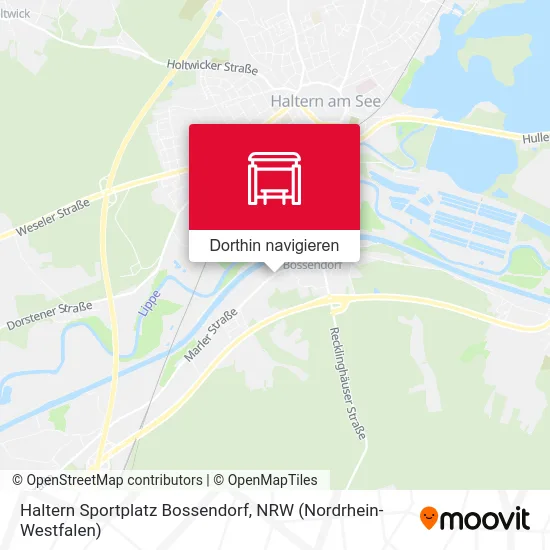 Haltern Sportplatz Bossendorf Karte