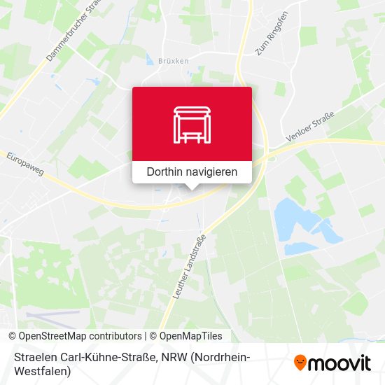 Straelen Carl-Kühne-Straße Karte