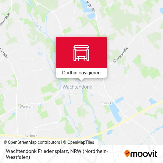 Wachtendonk Friedensplatz Karte