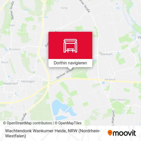 Wachtendonk Wankumer Heide Karte