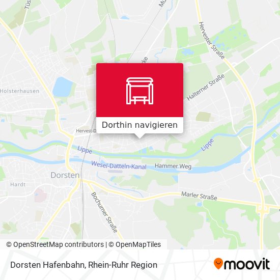 Dorsten Hafenbahn Karte