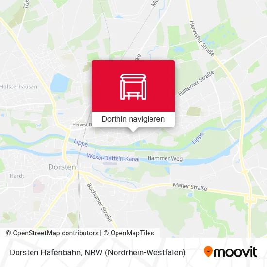 Dorsten Hafenbahn Karte