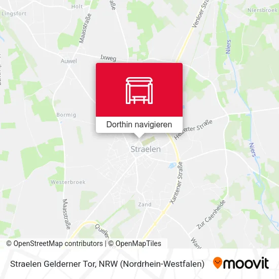 Straelen Gelderner Tor Karte