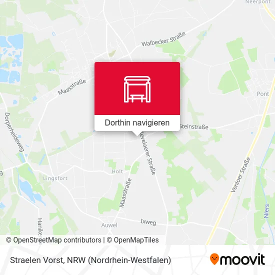 Straelen Vorst Karte