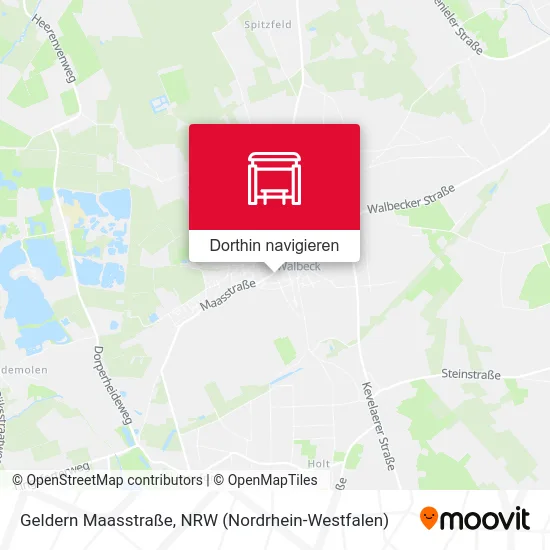 Geldern Maasstraße Karte