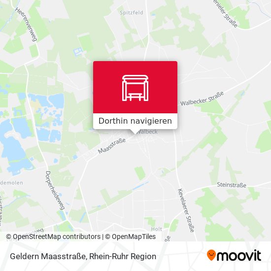 Geldern Maasstraße Karte