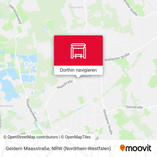 Geldern Maasstraße Karte