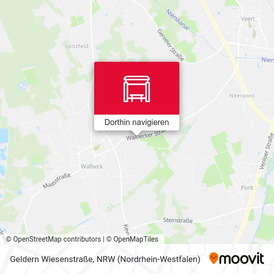 Geldern Wiesenstraße Karte