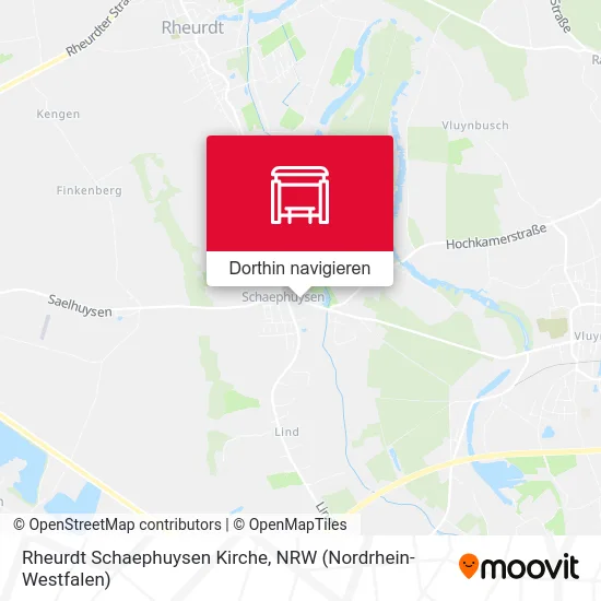 Rheurdt Schaephuysen Kirche Karte