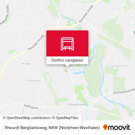 Rheurdt Bergdahlsweg Karte