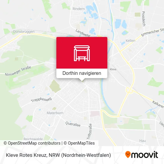 Kleve Rotes Kreuz Karte