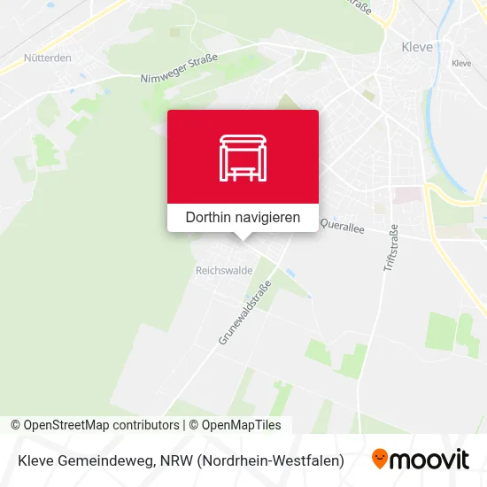 Kleve Gemeindeweg Karte