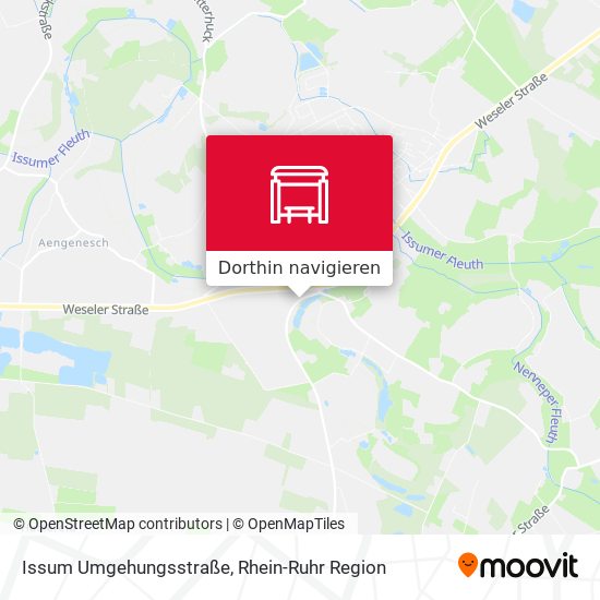 Issum Umgehungsstraße Karte