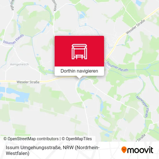 Issum Umgehungsstraße Karte