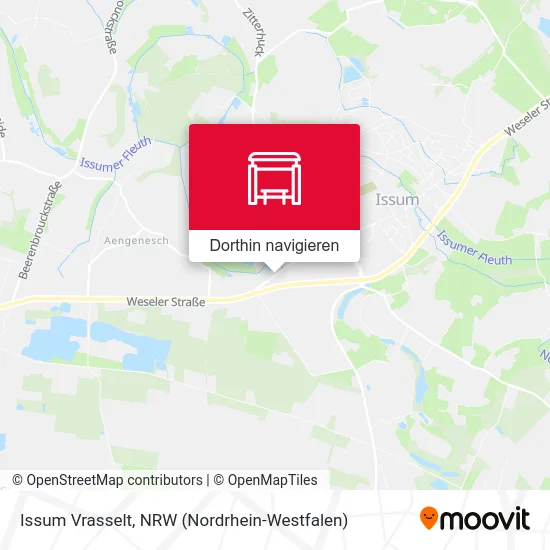 Issum Vrasselt Karte