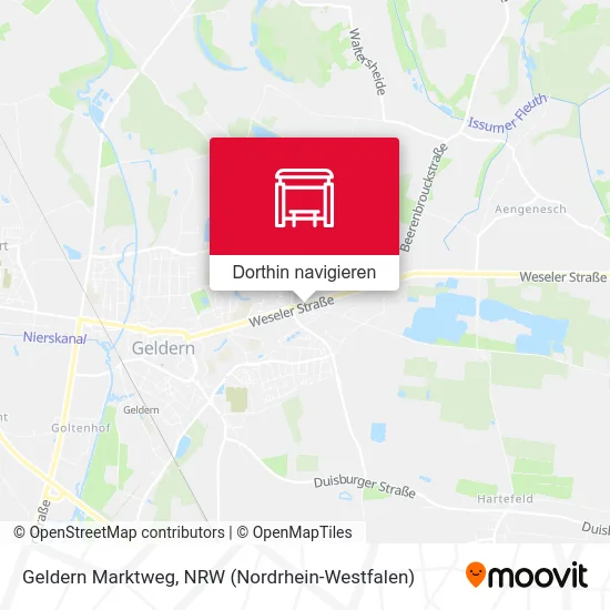 Geldern Marktweg Karte