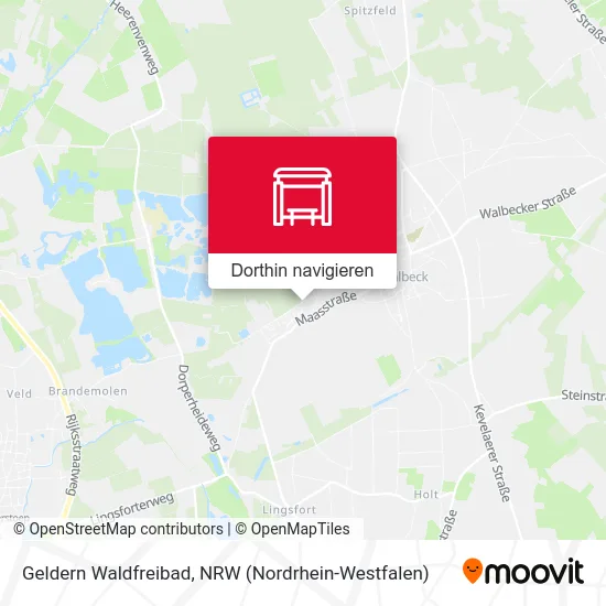 Geldern Waldfreibad Karte