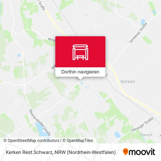 Kerken Rest.Schwarz Karte