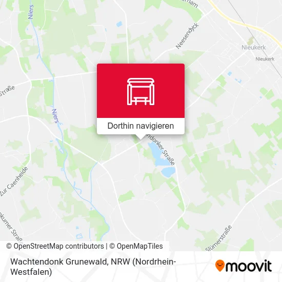 Wachtendonk Grunewald Karte