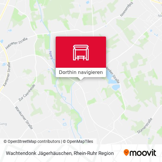 Wachtendonk Jägerhäuschen Karte