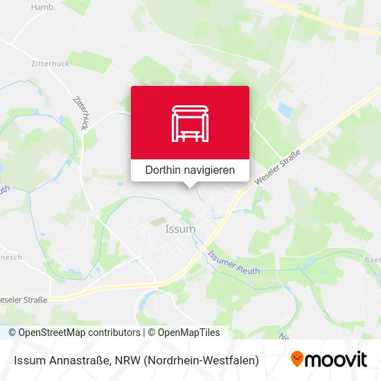 Issum Annastraße Karte