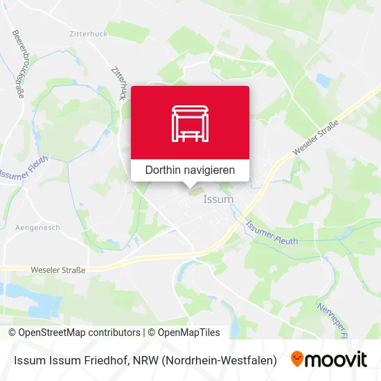 Issum Issum Friedhof Karte