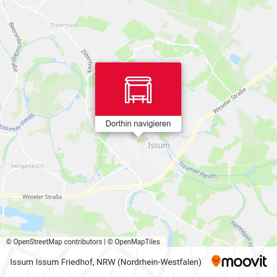 Issum Issum Friedhof Karte