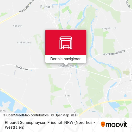 Rheurdt Schaephuysen Friedhof Karte