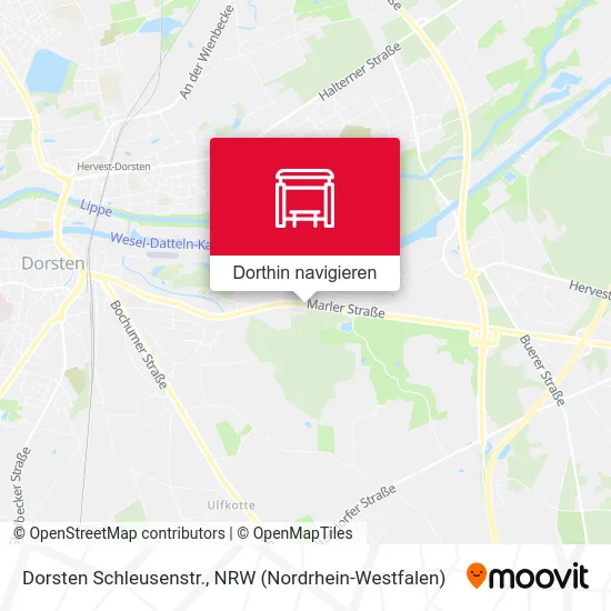 Dorsten Schleusenstr. Karte