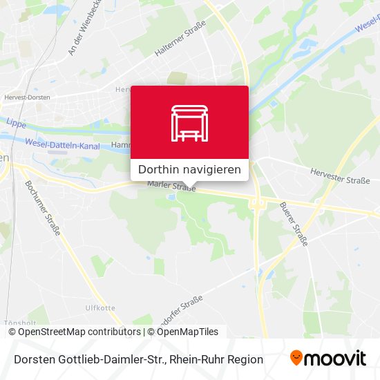 Dorsten Gottlieb-Daimler-Str. Karte