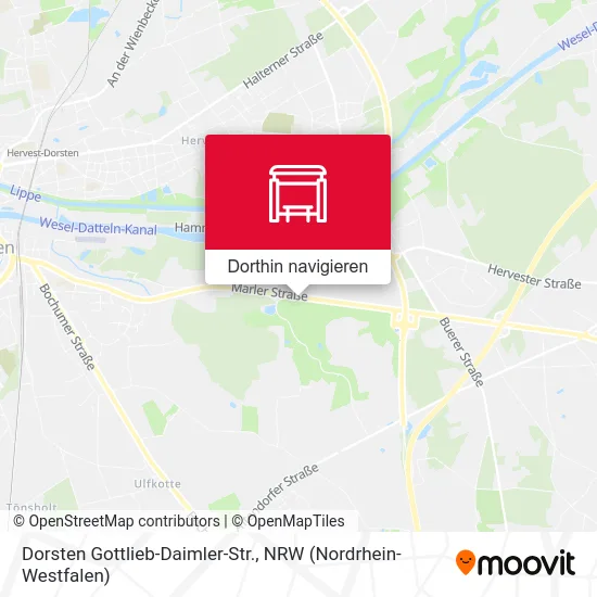 Dorsten Gottlieb-Daimler-Str. Karte