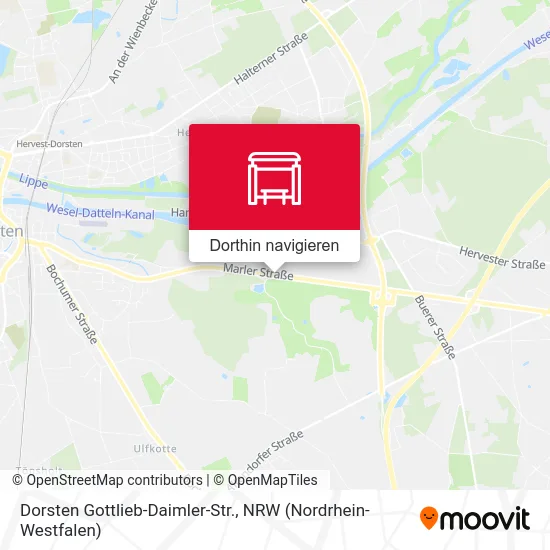 Dorsten Gottlieb-Daimler-Str. Karte